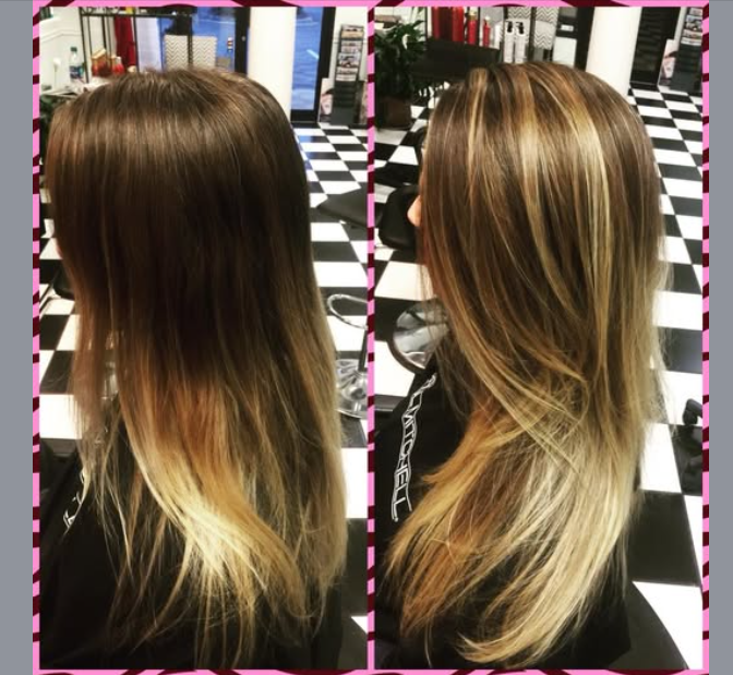 h4y balayage retouch 1